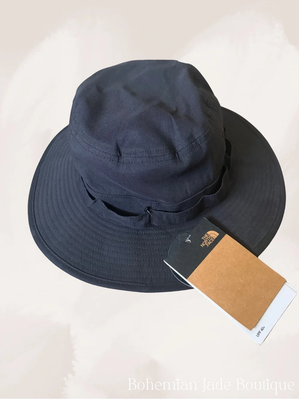 The North Face Class V Brimmer Hat Unisex L/XL Black Wide Brim UPF 40+ NWT